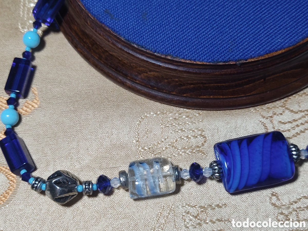 Joyeria: Collar de cristal de Murano.Vintage. - Foto 4