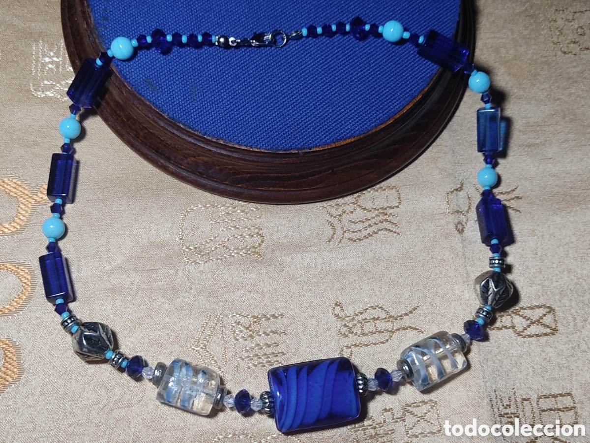 Joyeria: Collar de cristal de Murano.Vintage. - Foto 5