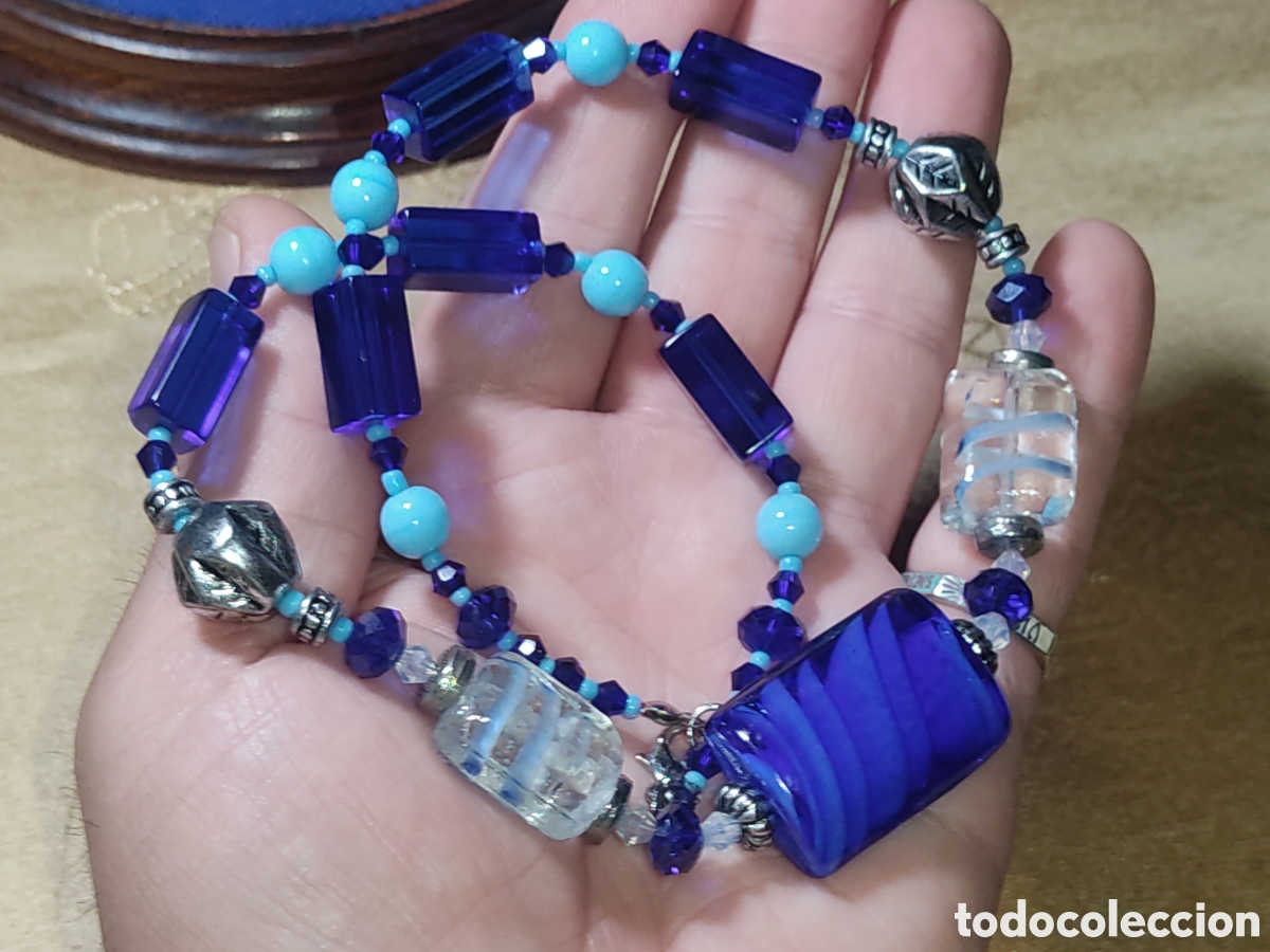 Joyeria: Collar de cristal de Murano.Vintage. - Foto 6