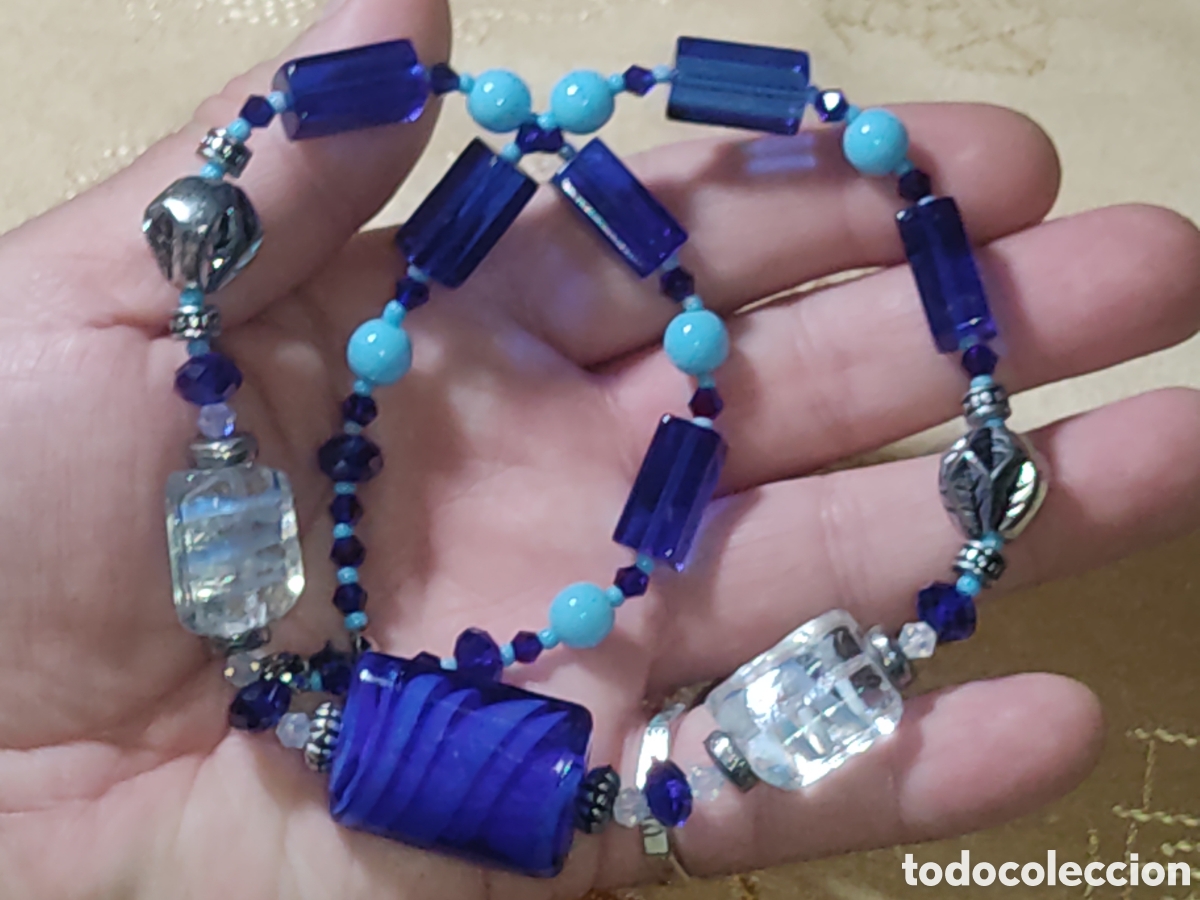 Joyeria: Collar de cristal de Murano.Vintage. - Foto 7