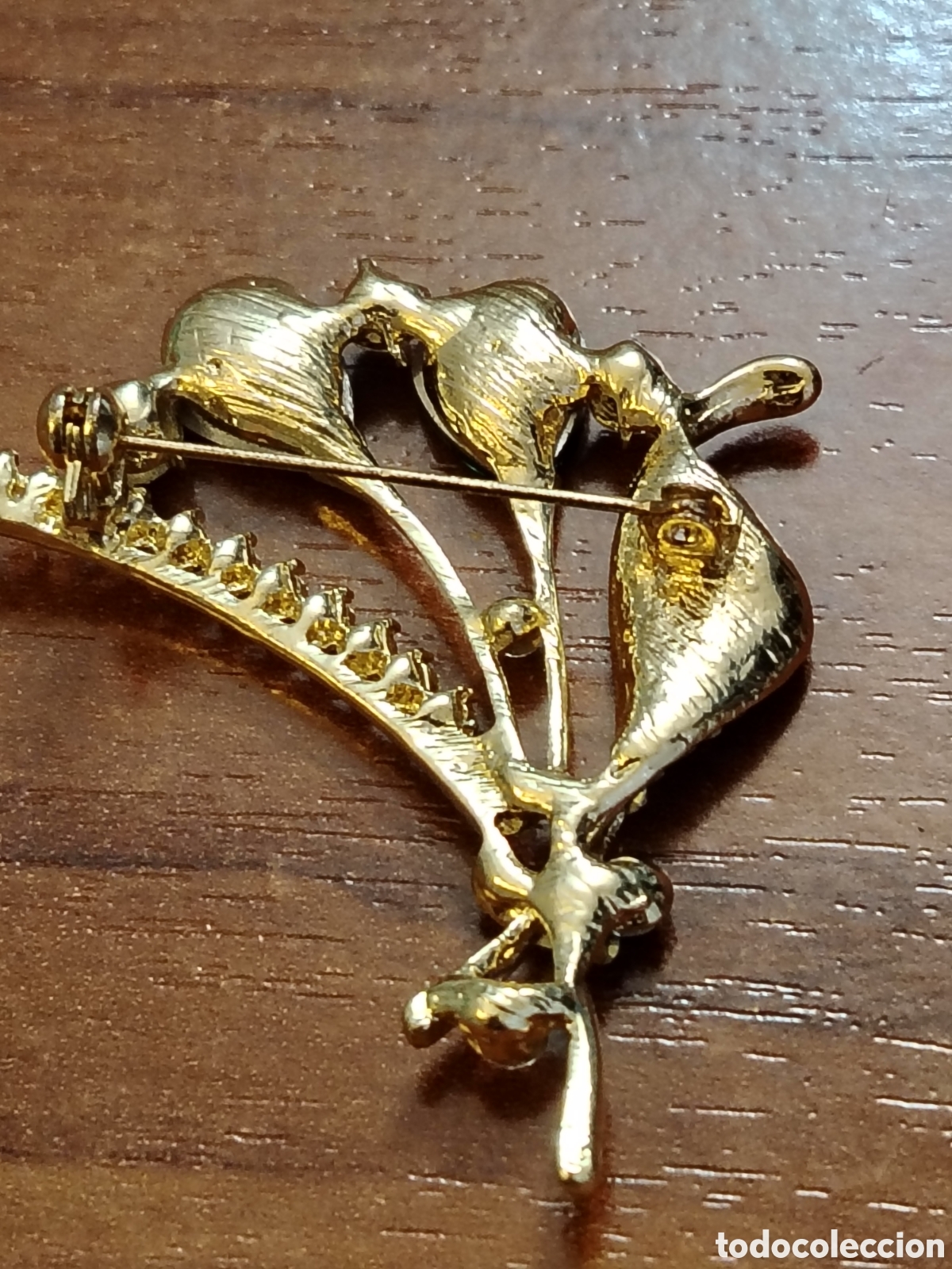Joyeria: Broche antiguo de pedreria - Foto 2