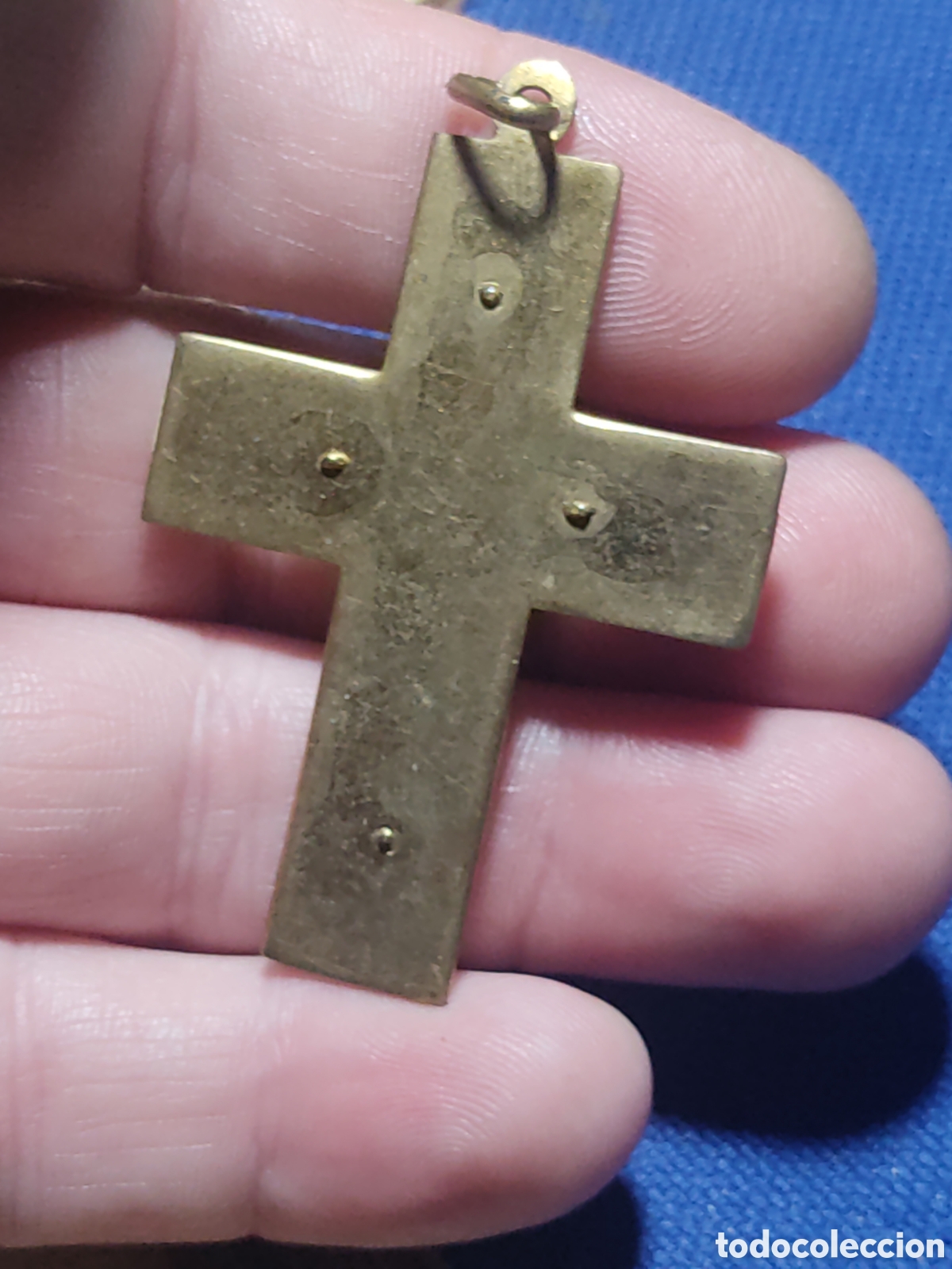 Joyeria: Antigua Cruz de comuni&oacute;n nacarada - Foto 6