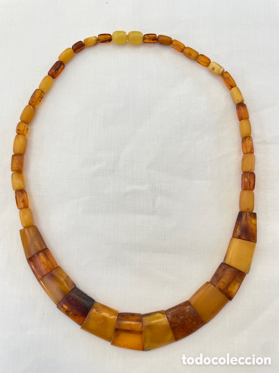 Joyeria: Collar de &aacute;mbar siglo XX - Foto 2