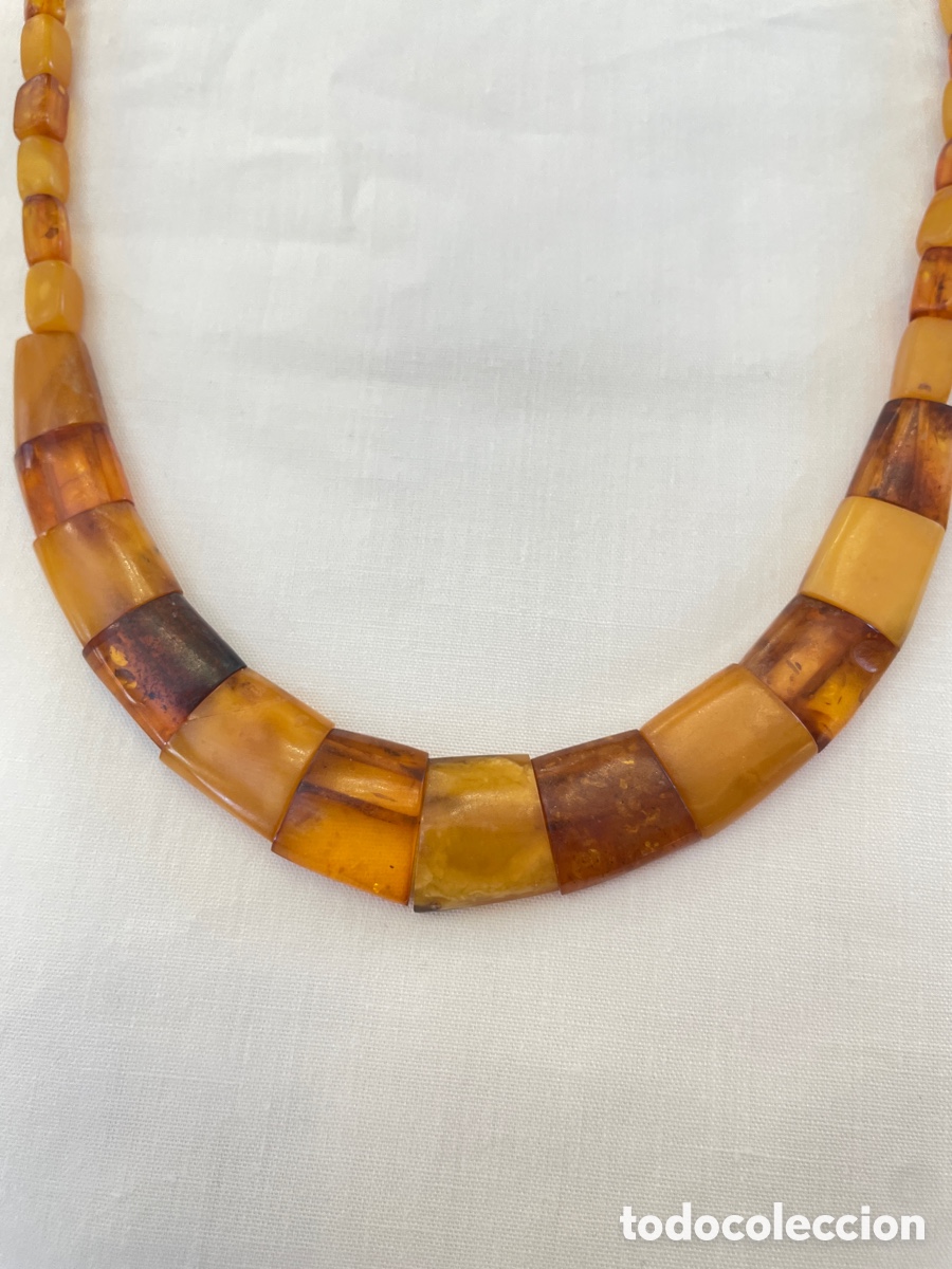 Joyeria: Collar de &aacute;mbar siglo XX - Foto 4