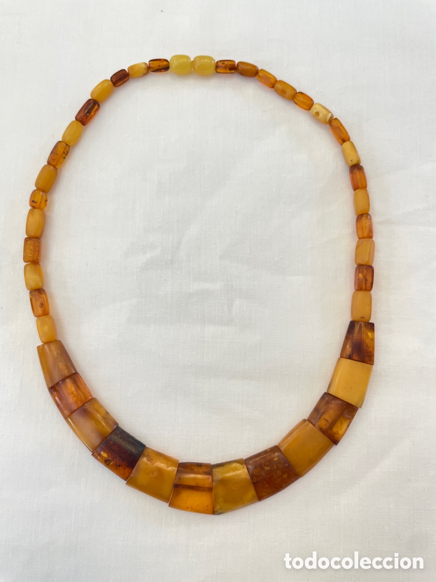 Joyeria: Collar de &aacute;mbar siglo XX - Foto 1