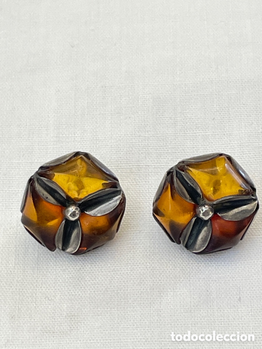 Joyeria: Pendientes de plata y &aacute;mbar - Foto 2