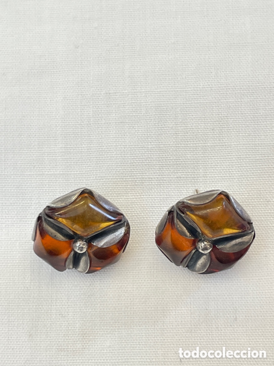 Joyeria: Pendientes de plata y &aacute;mbar - Foto 3
