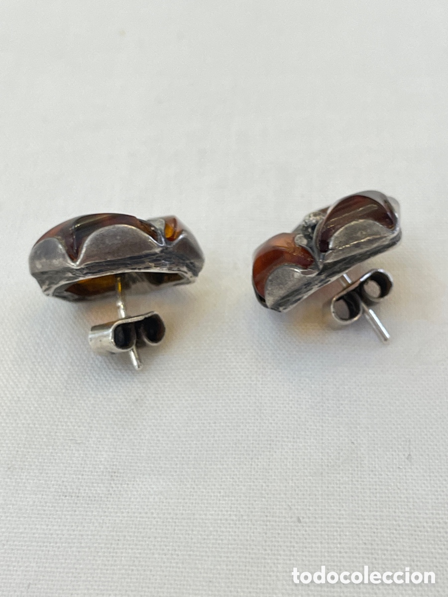 Joyeria: Pendientes de plata y &aacute;mbar - Foto 5
