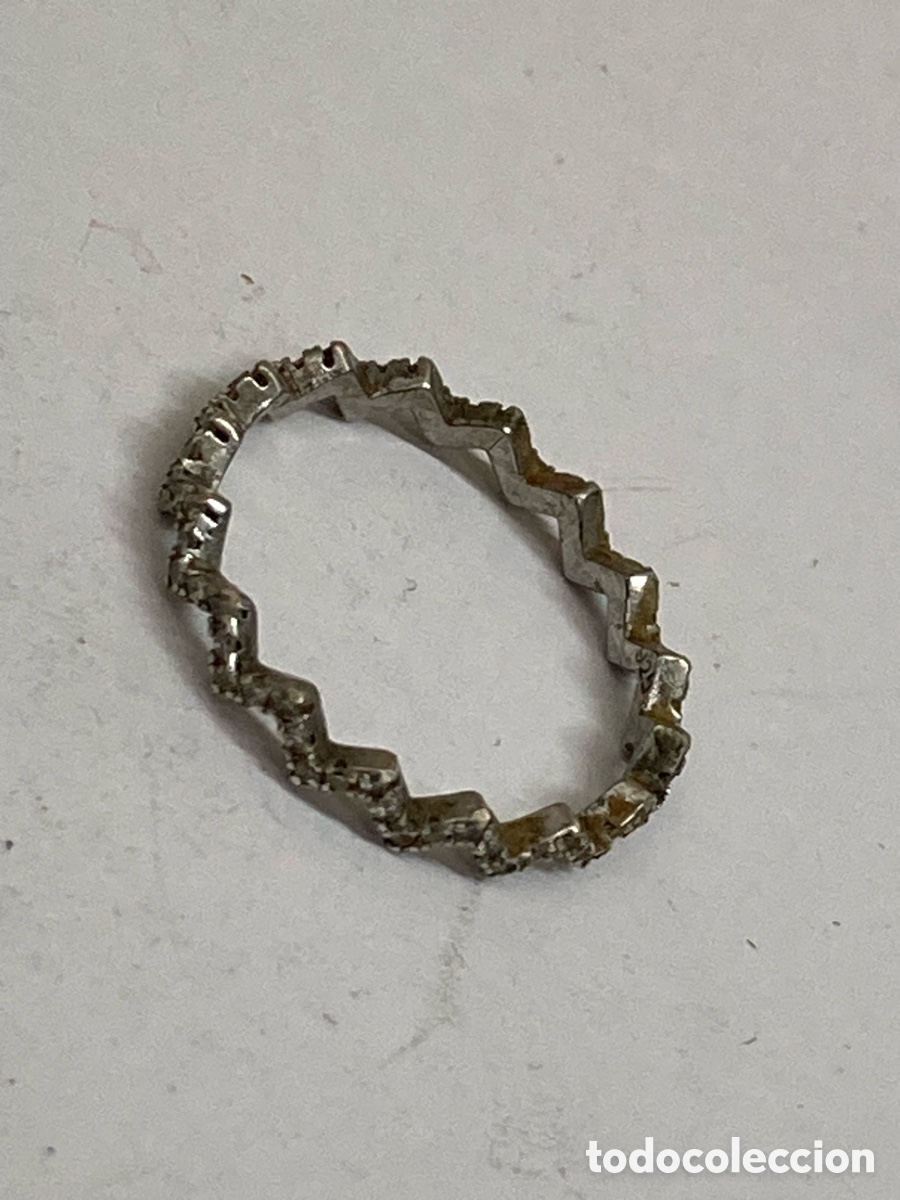 Joyeria: Anillo de plata engastado S489