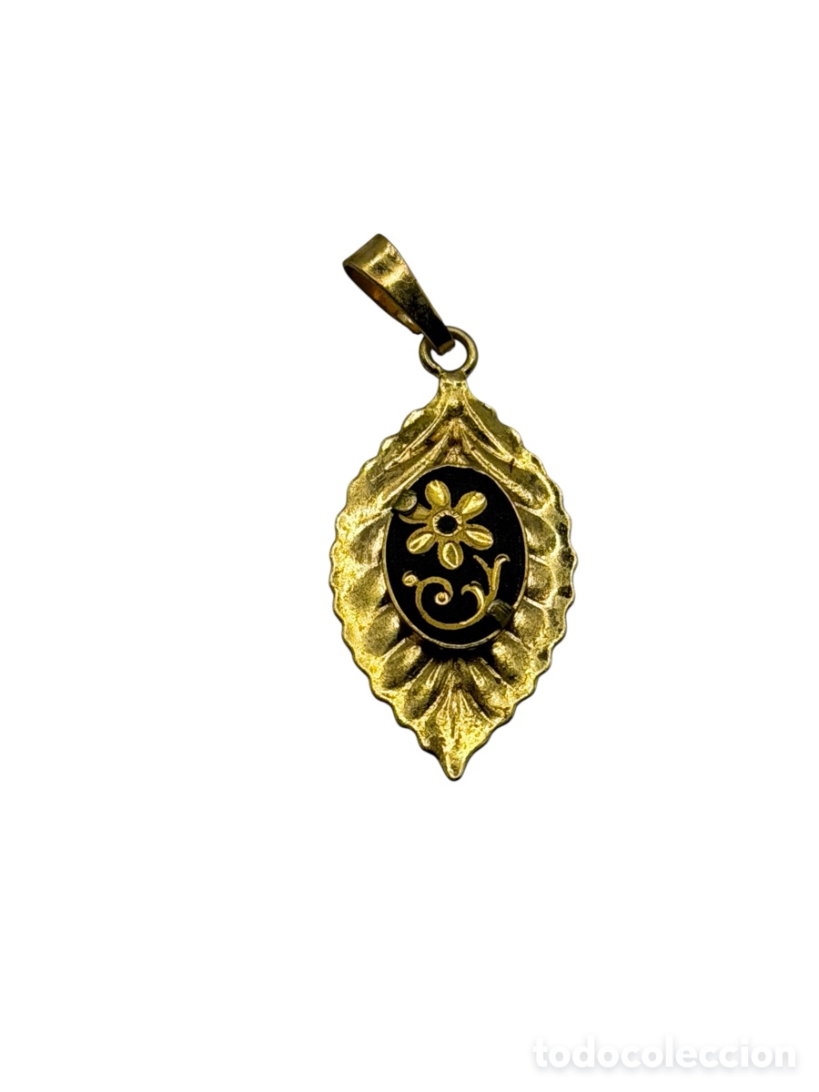 Joyeria: colgante Damasquinado Artesanal en Oro