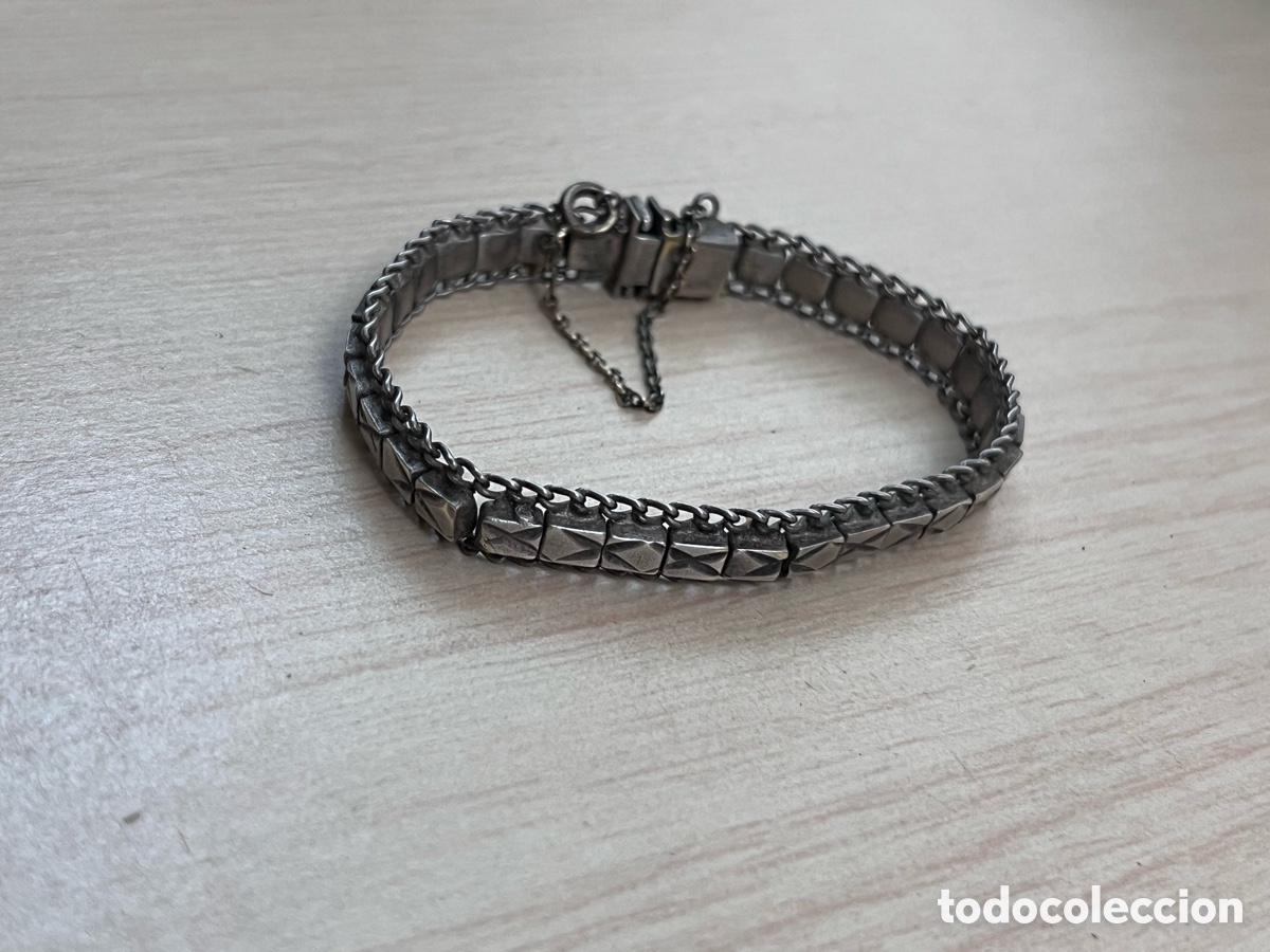 Joyeria: ✅ pulsera vintage art deco grabado 8A