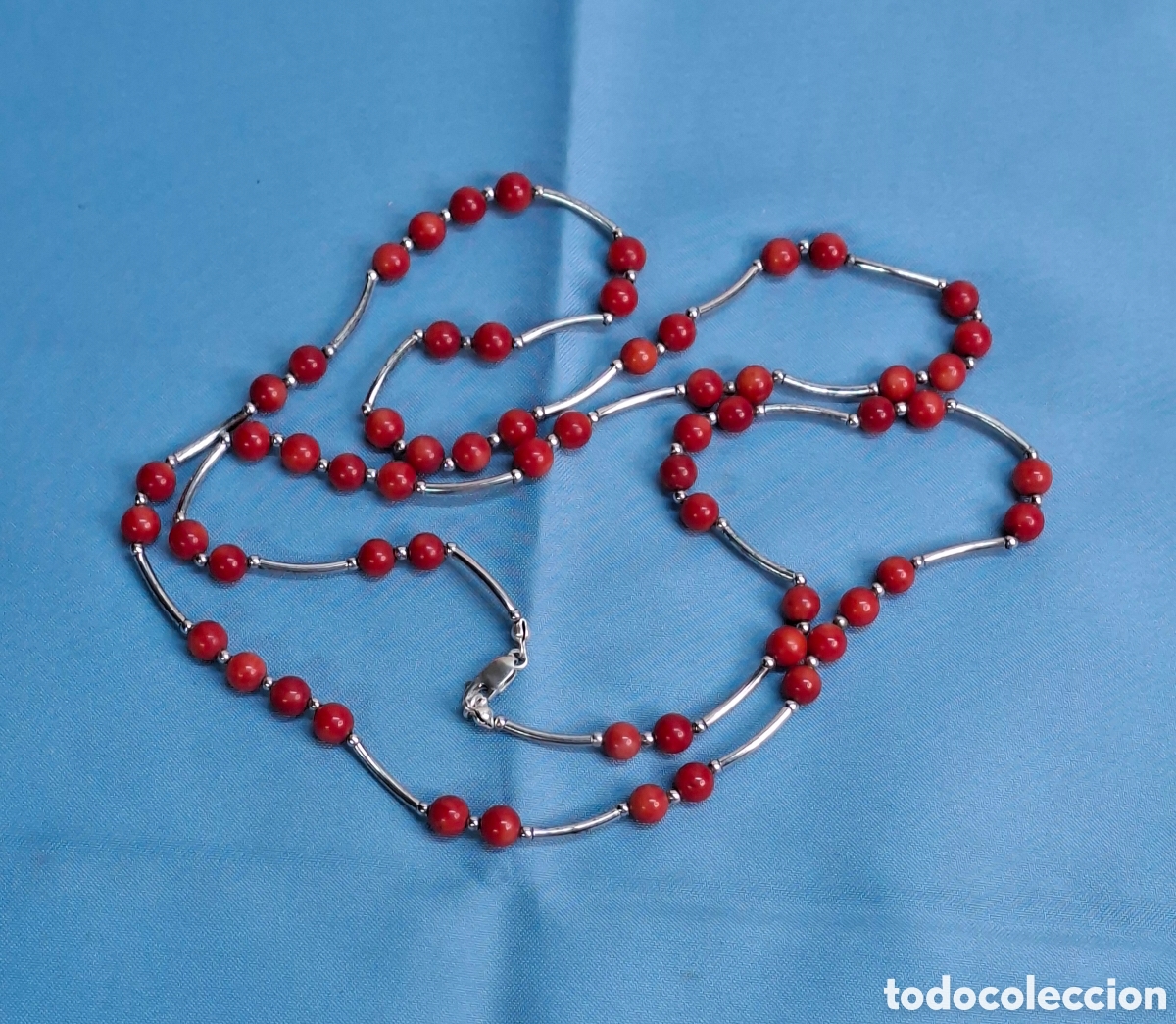 Joyeria: Collar de plata 925 y coral bamb&uacute; - Foto 3