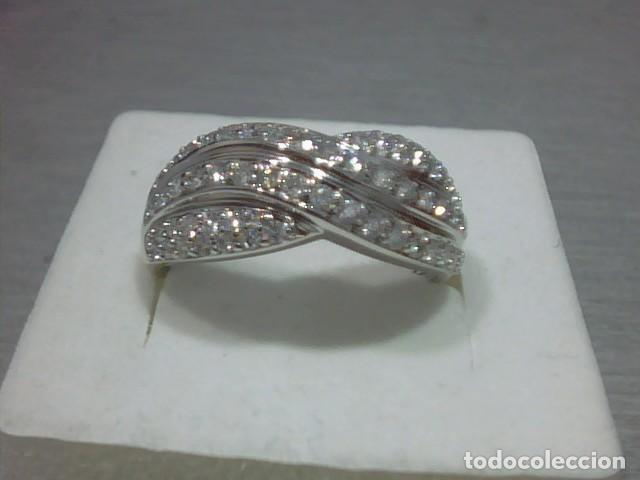 Joyeria: anillo en oro 18 kts y diamantes - Foto 4