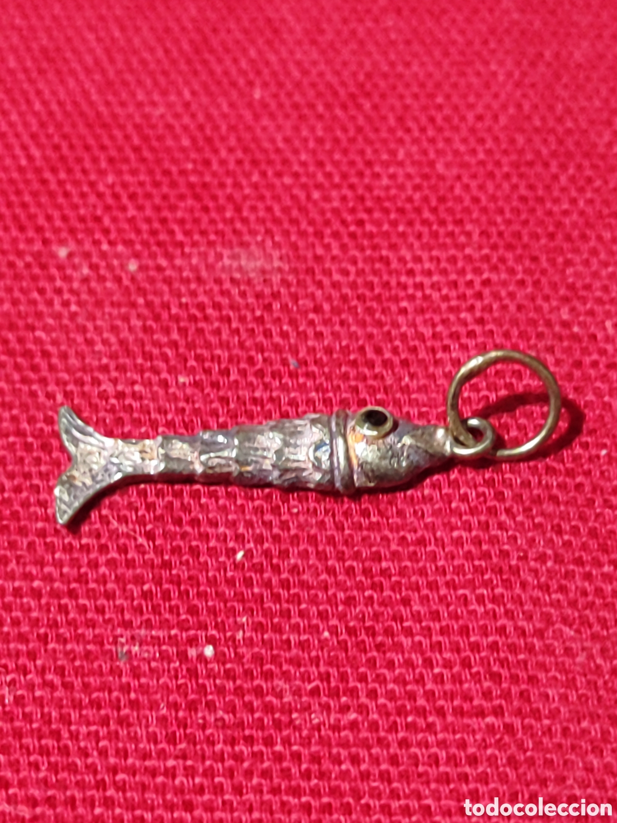 Joyeria: Colgante sardinilla entierro de la sardina de plata