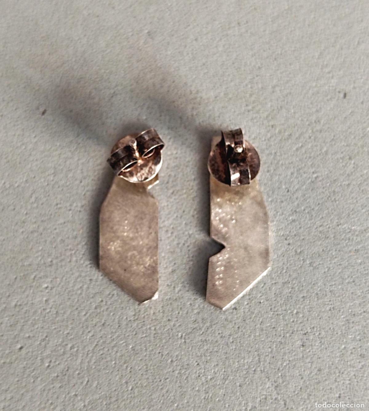 Joyeria: Pendientes de plata de ley, cierre de presi&oacute;n. - Foto 5