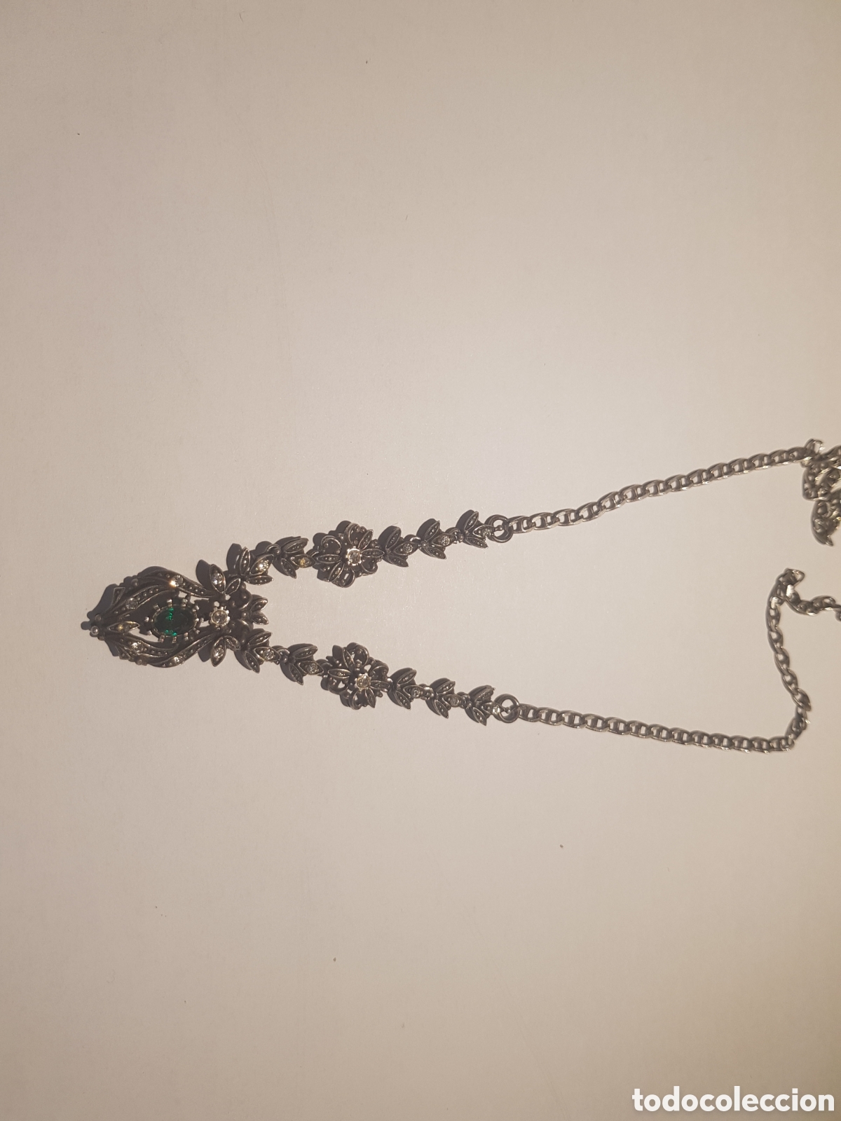 Joyeria: #1245 Cadena colgante plata de ley 925 47cm