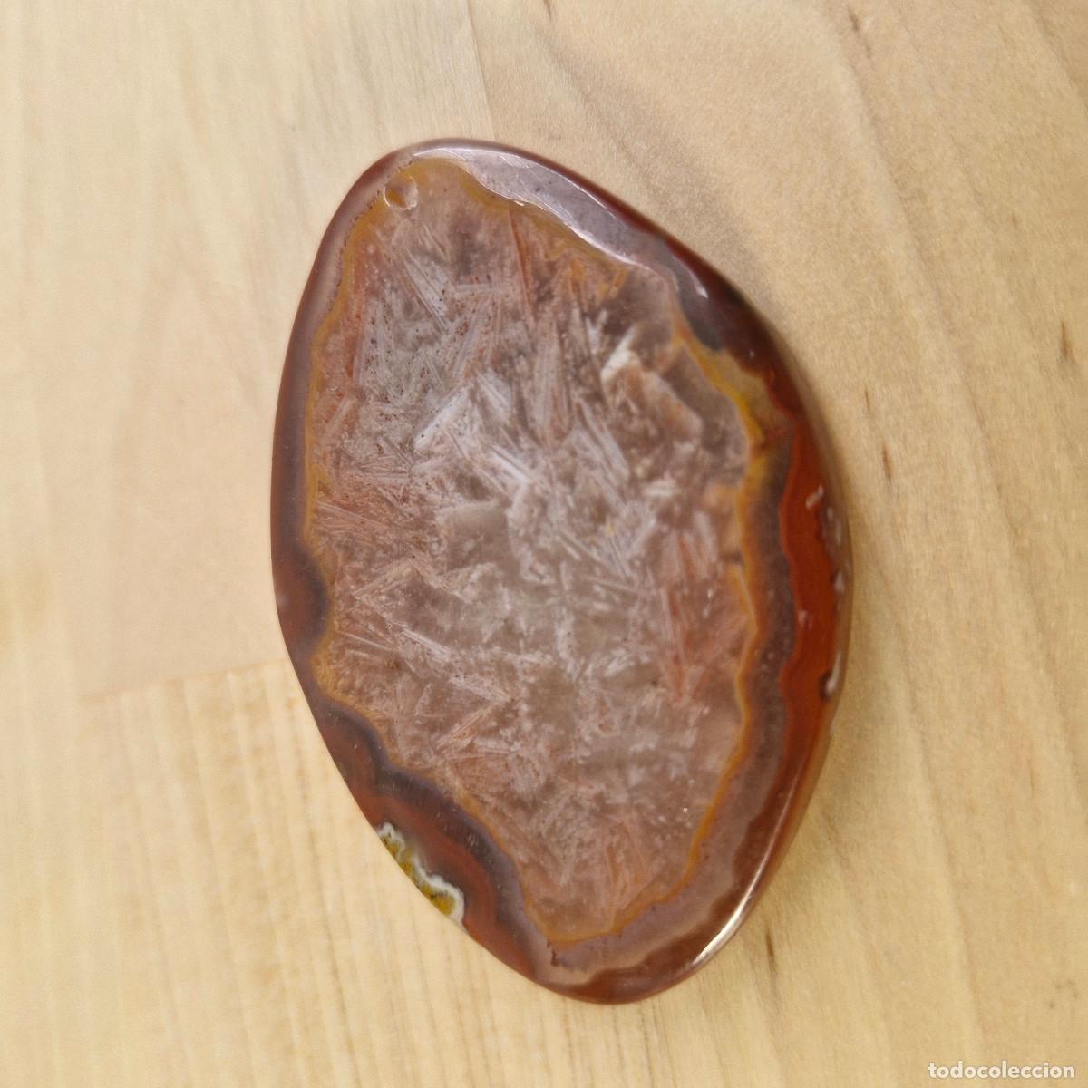 Joyeria: Precioso Colgante de Agata Cornalina sagen&iacute;tica Pulida Calidad AAA+