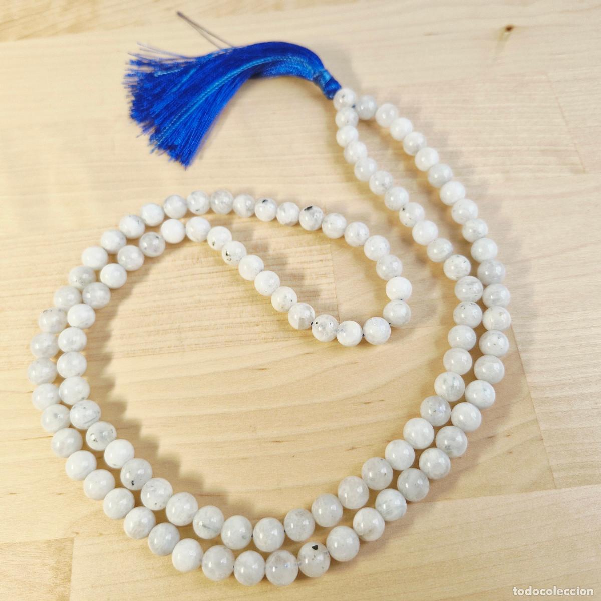 Joyeria: Mala de Piedra de Luna Natural Moonstone Calidad AAA+++
