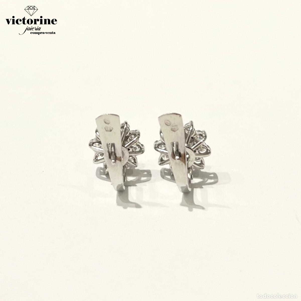 Joyeria: Pendientes oro blanco 18K y diamantes - Foto 4