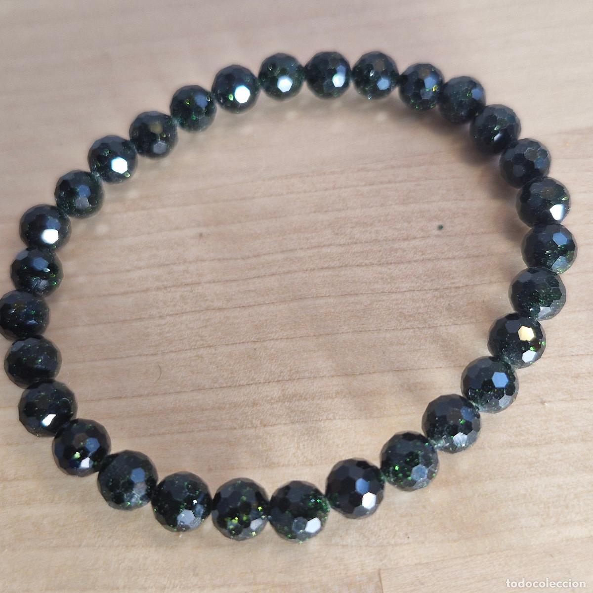 Joyeria: Pulsera de Oro Verde Goldstone Gemas Facetadas de Calidad AAA+