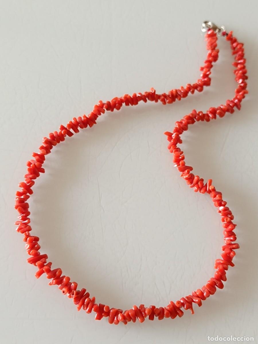 Joyeria: Collar Coral Rojo Mediterr&aacute;neo