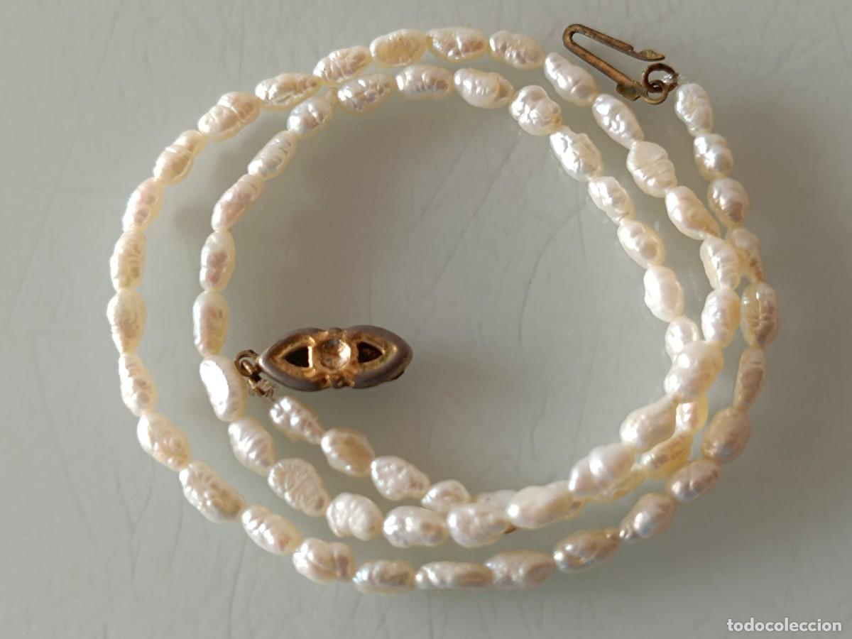 Joyeria: Collar Perlas Naturales Barrocas Blancas