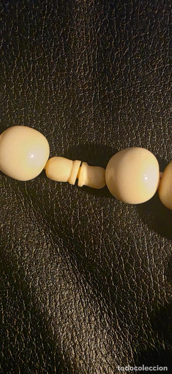 Joyeria: Colar marfim de bolas redondas - Foto 2