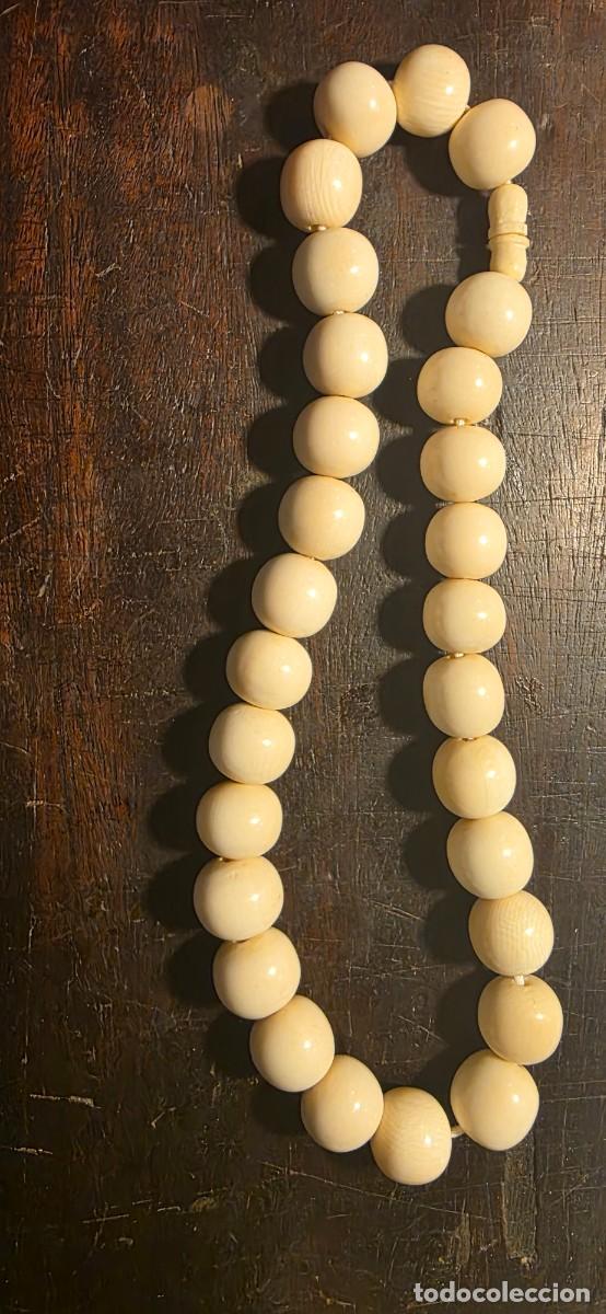 Joyeria: Colar marfim de bolas redondas - Foto 3