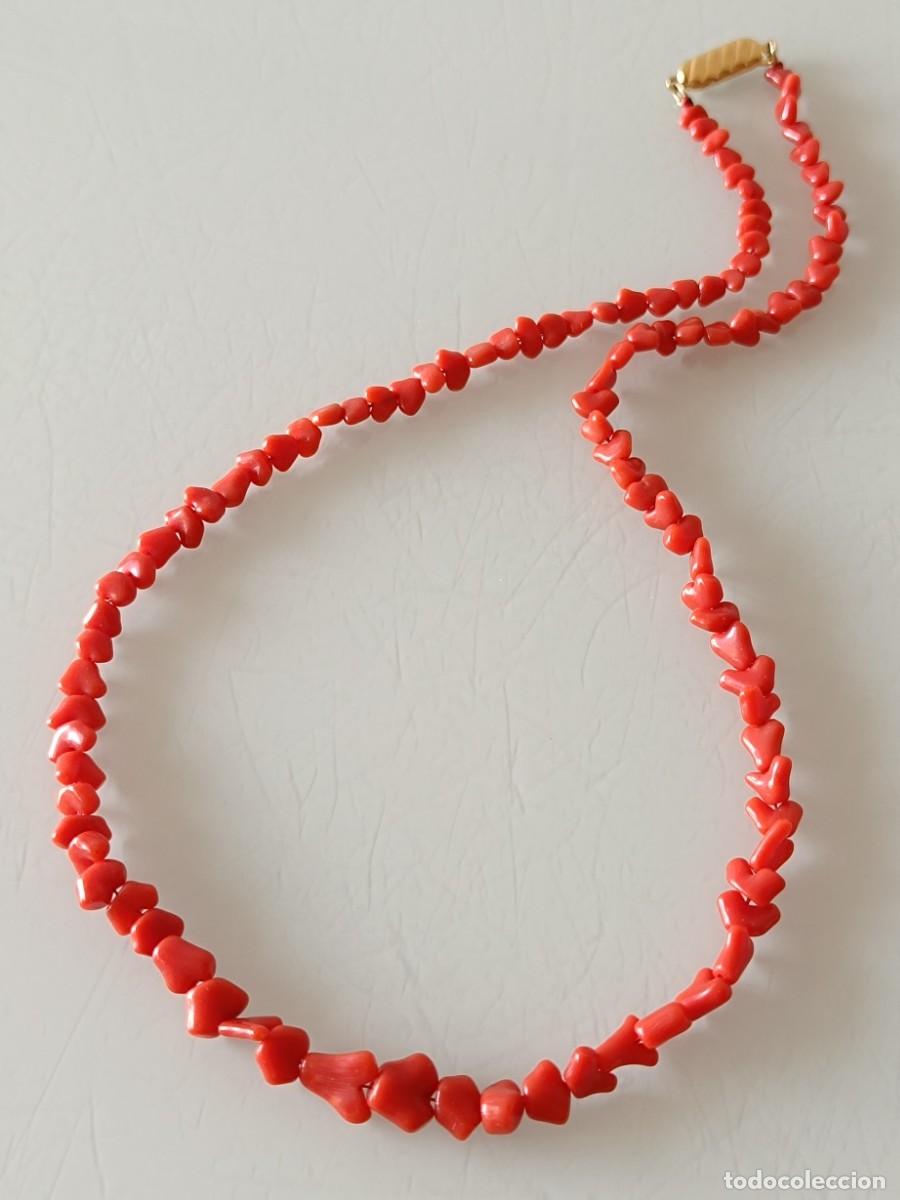 Joyeria: Collar Graduado de Coral Rojo Medirraneo