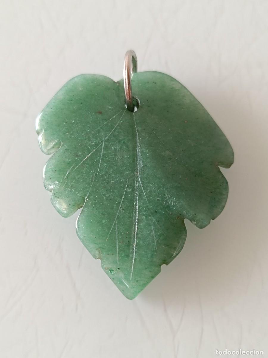 Joyeria: Colgante Jadeita Hoja
