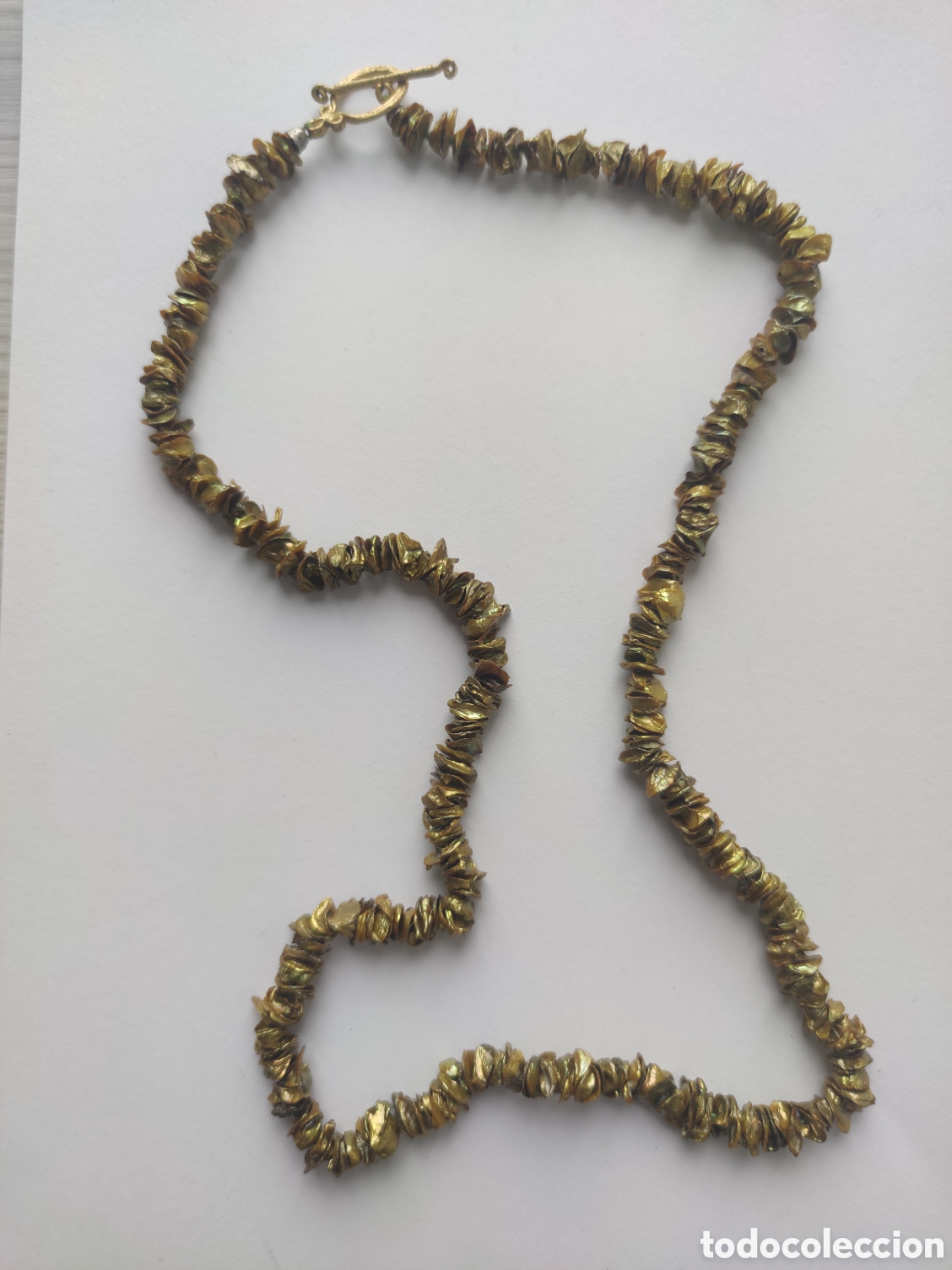 Joyeria: Collar perlas chip verdes 70cm - Foto 3