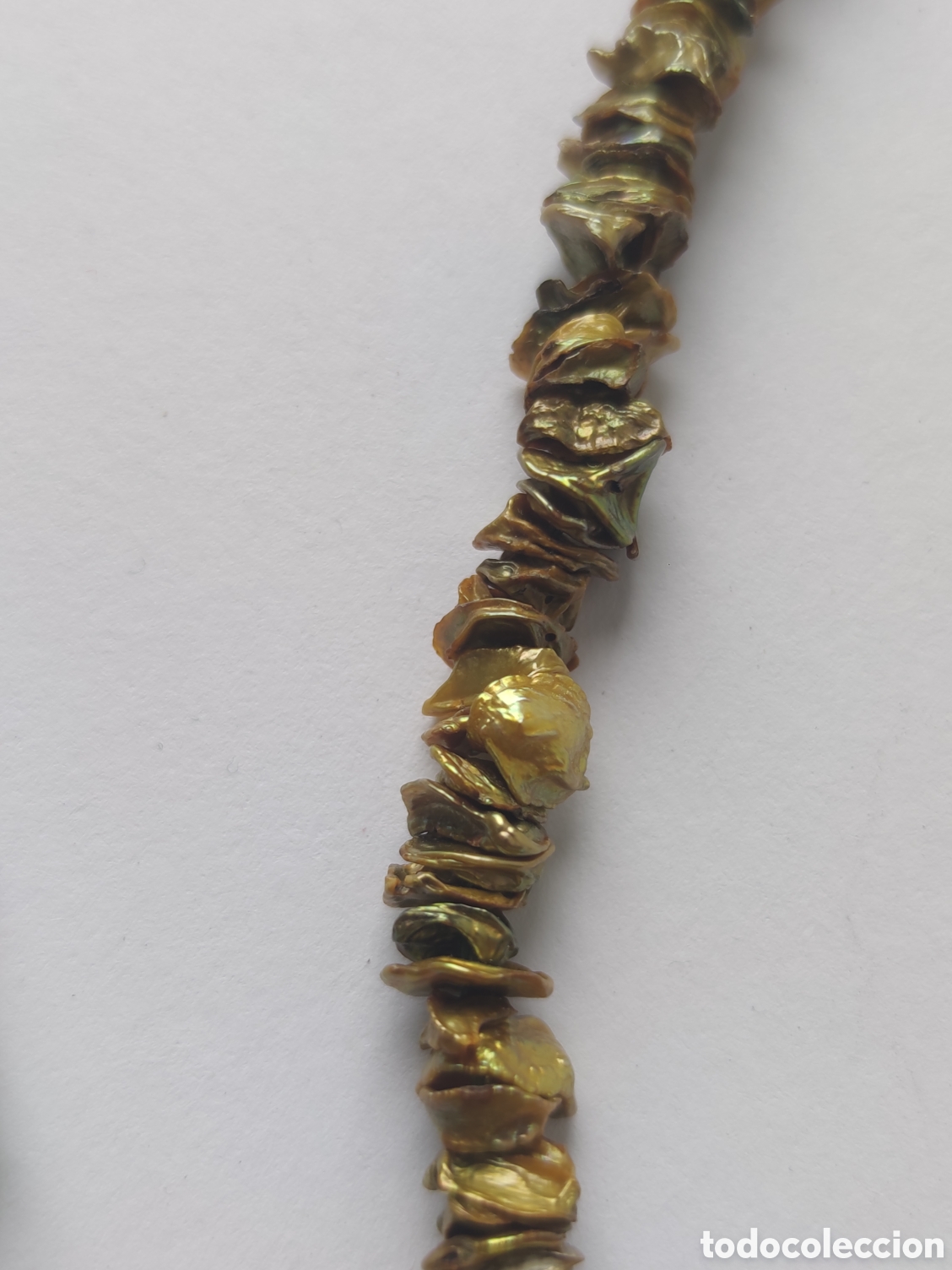 Joyeria: Collar perlas chip verdes 70cm - Foto 4