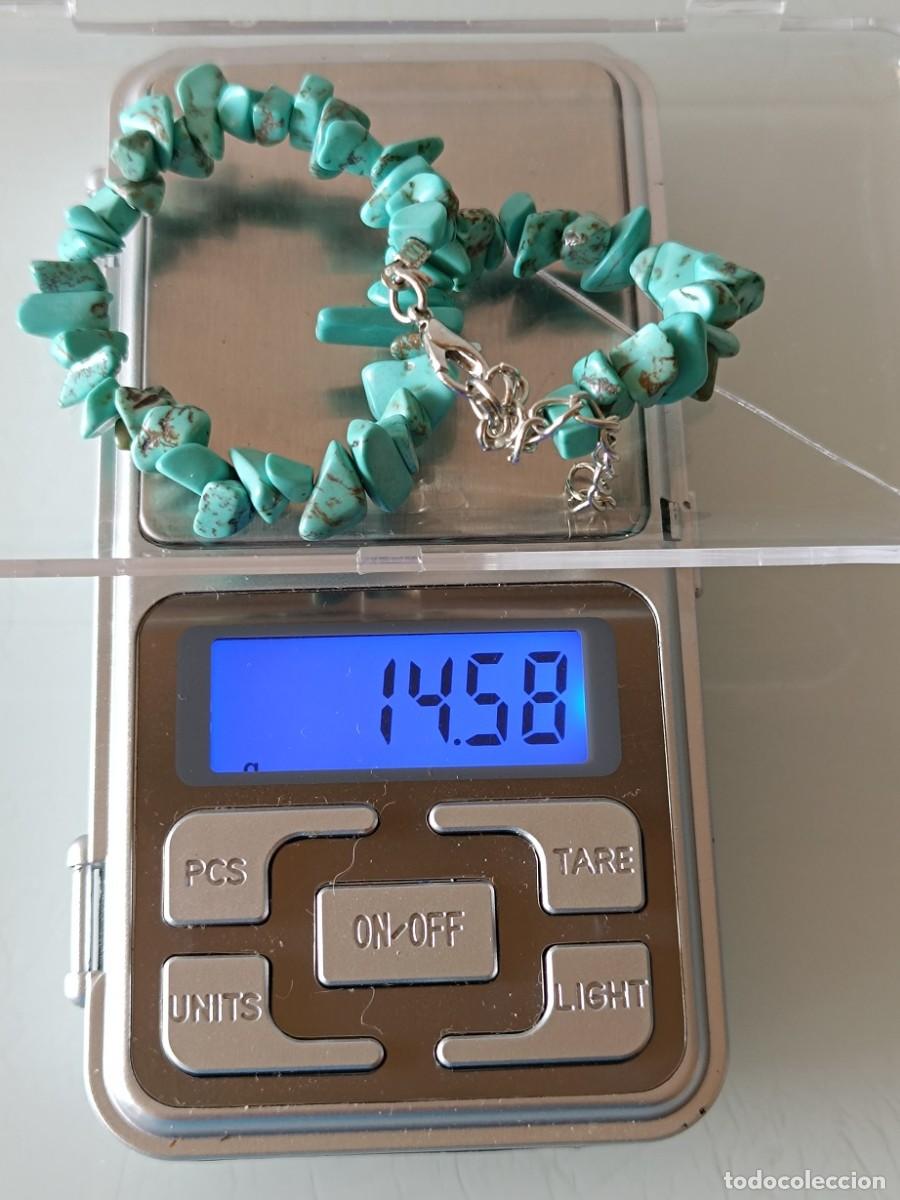 Joyeria: Conjunto collar y pulsera turquesa - Foto 9