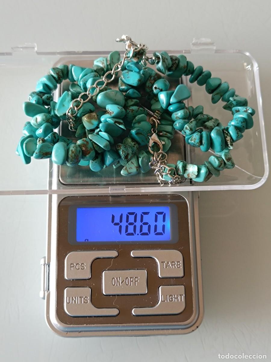 Joyeria: Conjunto collar y pulsera turquesa - Foto 10