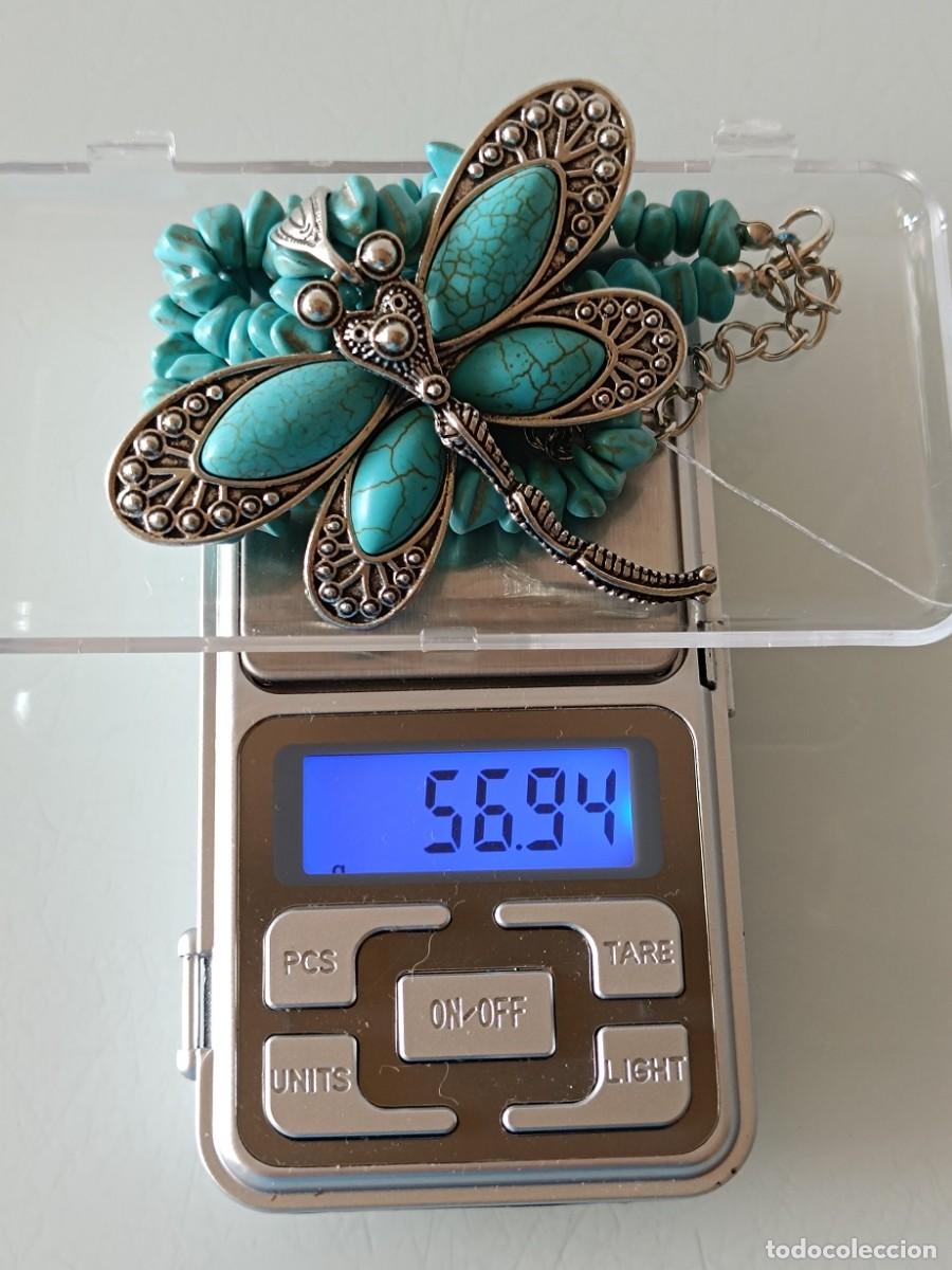 Joyeria: Collar Turquesa con colgante lib&eacute;lula - Foto 10