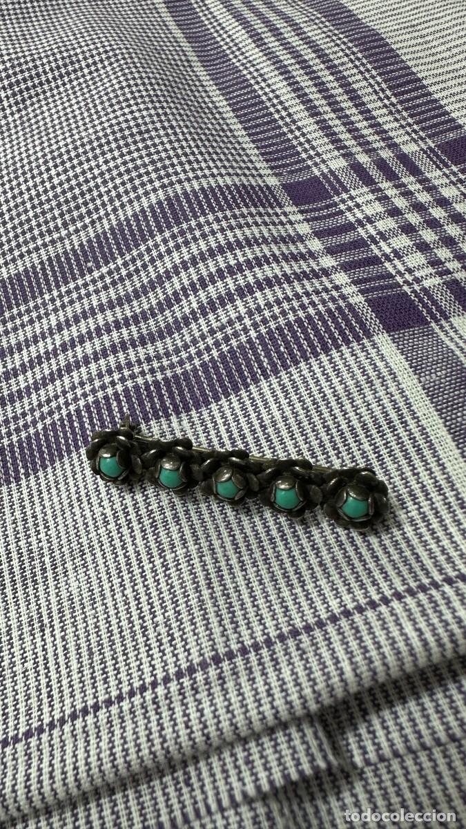 Joyeria: Antiguo broche de plata