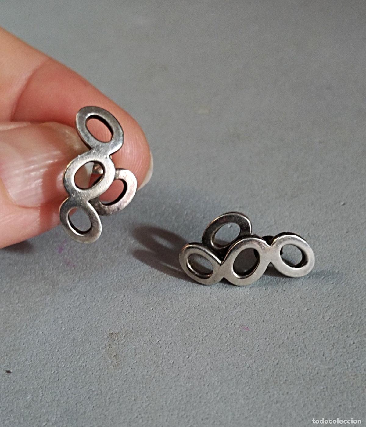 Joyeria: Pendientes de plata de ley, cierre de presi&oacute;n. - Foto 6