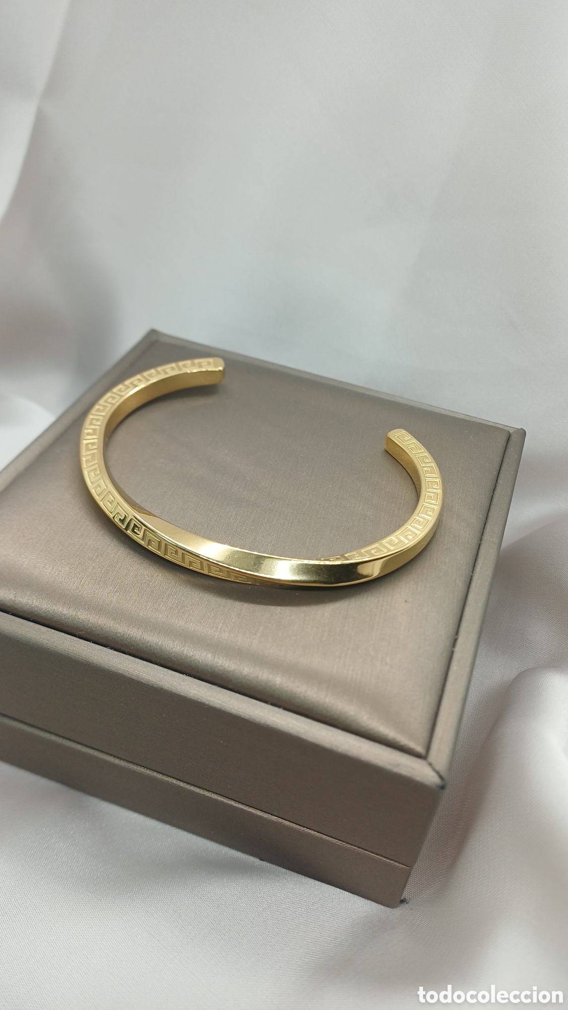 Joyeria: Brazalete Unisex Greco Chapado Oro