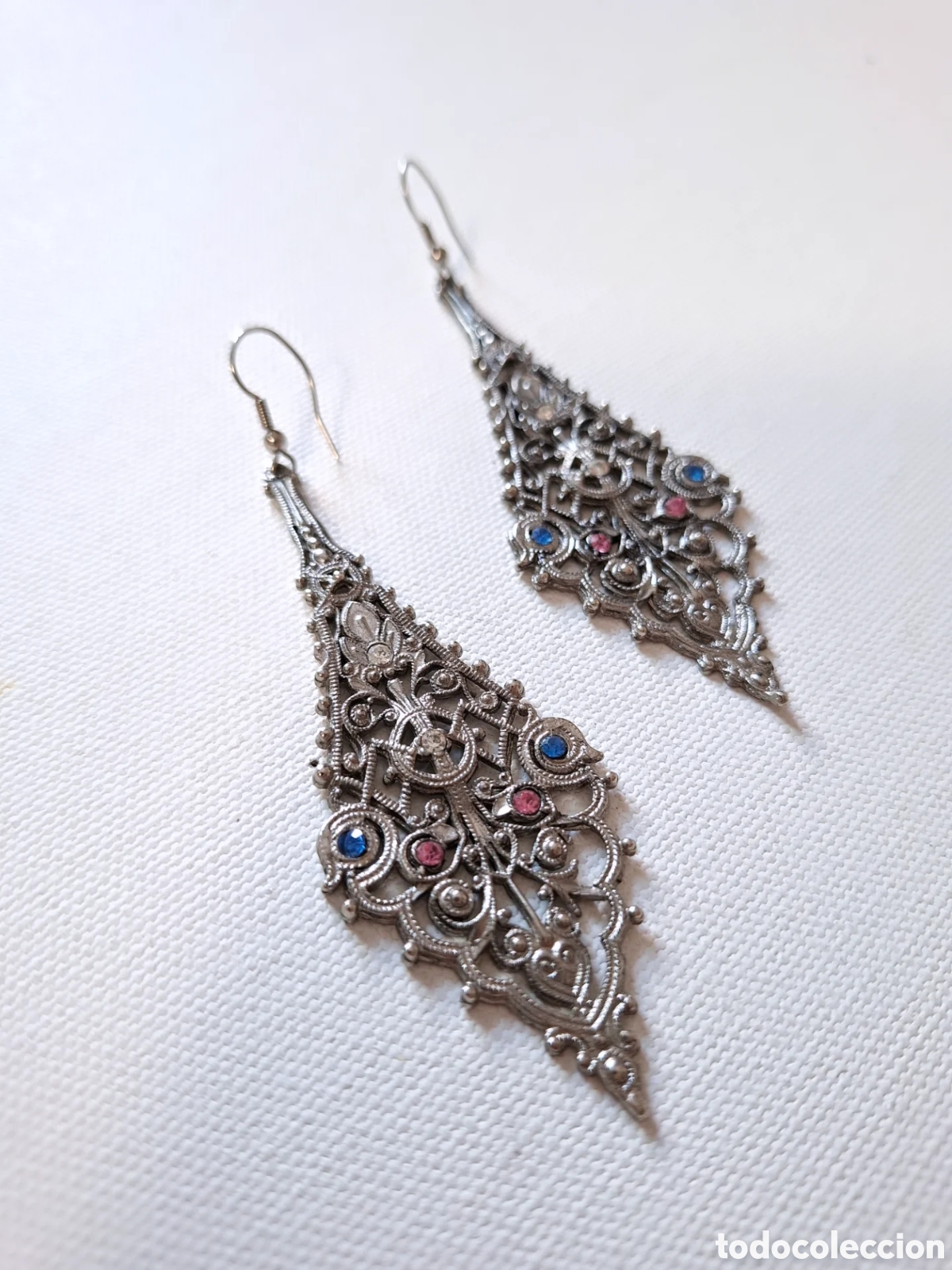 Joyeria: Pendientes Regionales Asi&aacute;ticos Vintage