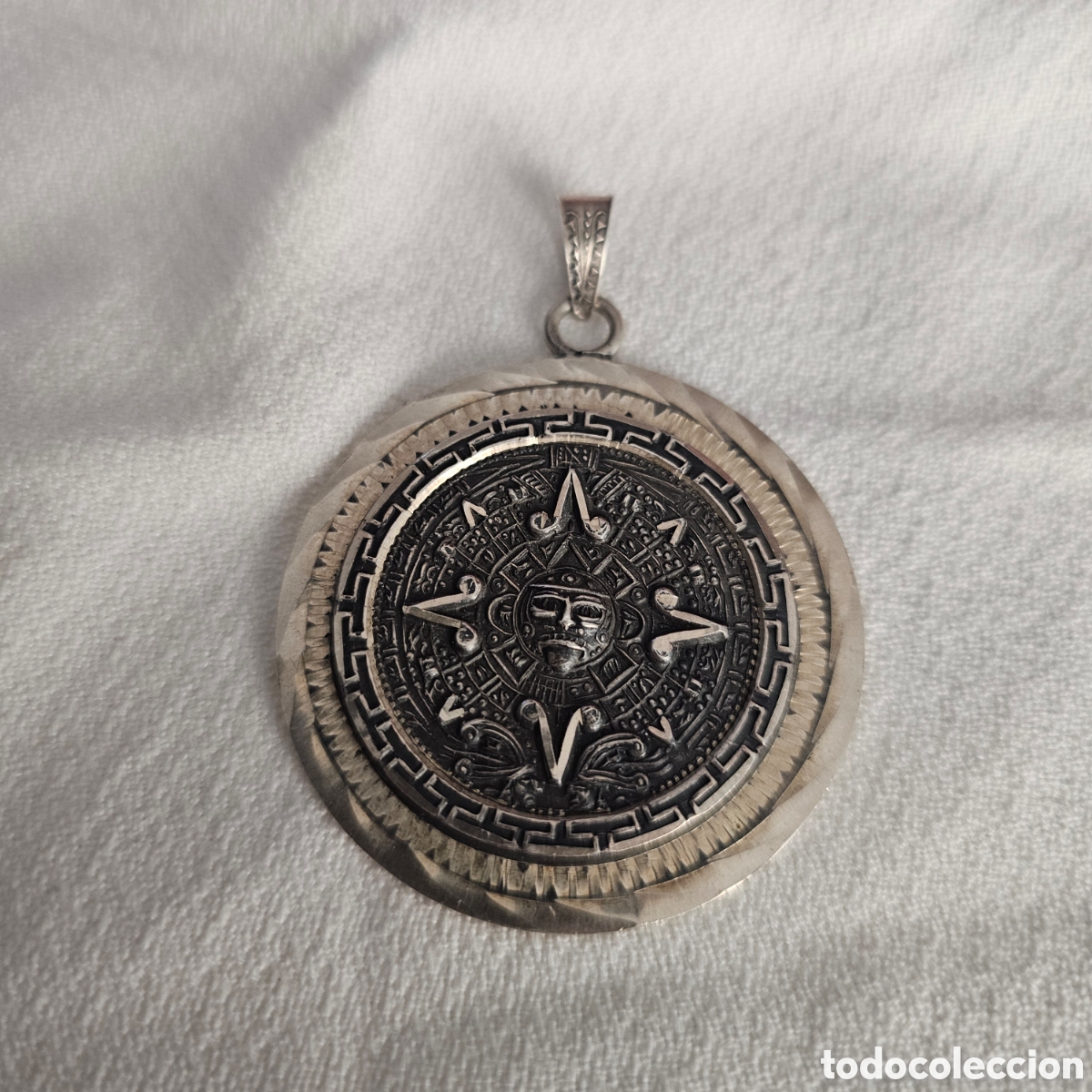 Joyeria: Colgante maya mexicano de plata 925