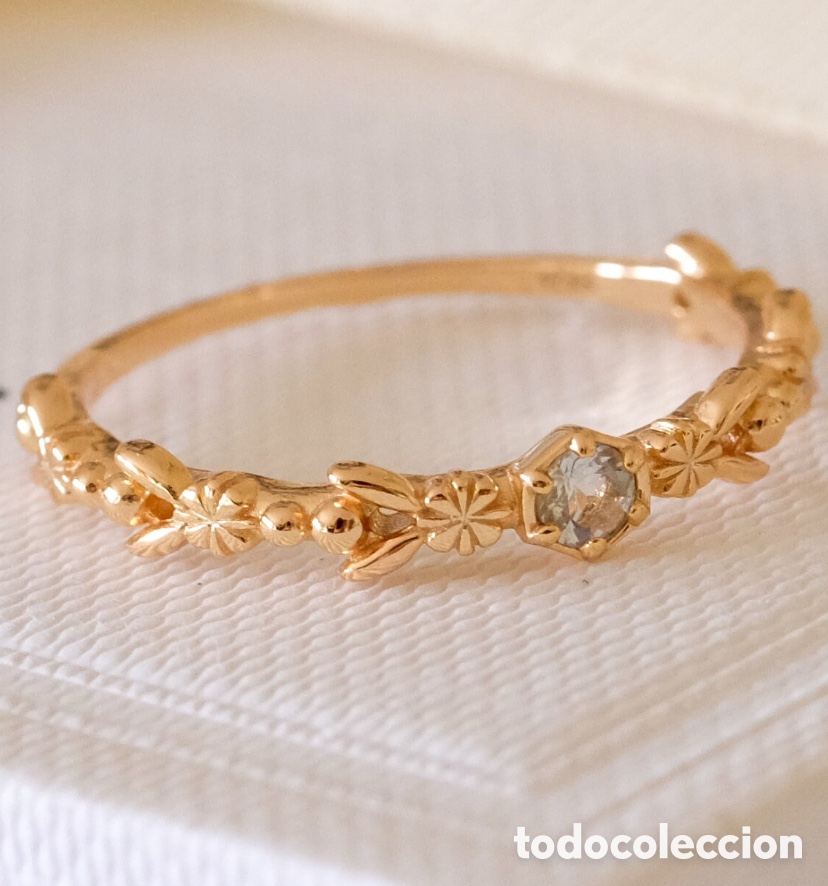 Joyeria: Anillo con piedra de aguamarina - Foto 2