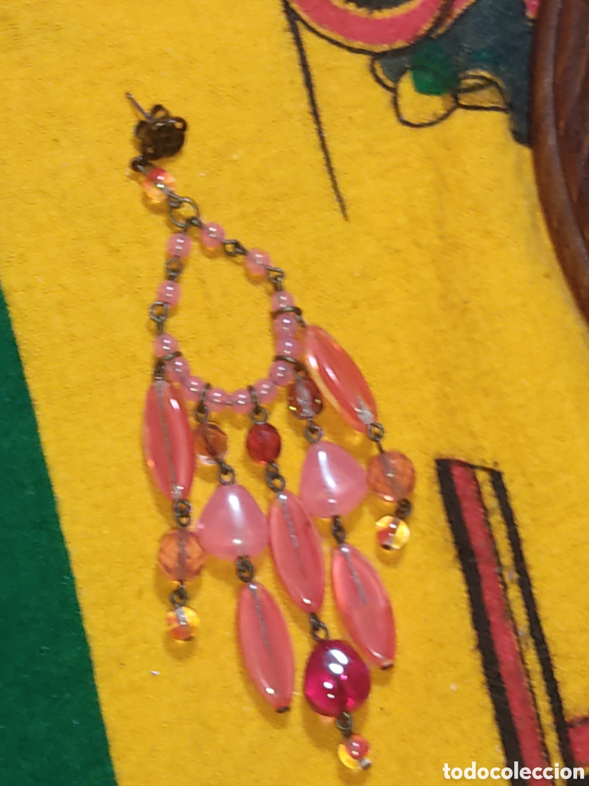 Joyeria: Pendientes largos de l&aacute;grimas de cristal de Murano. - Foto 5