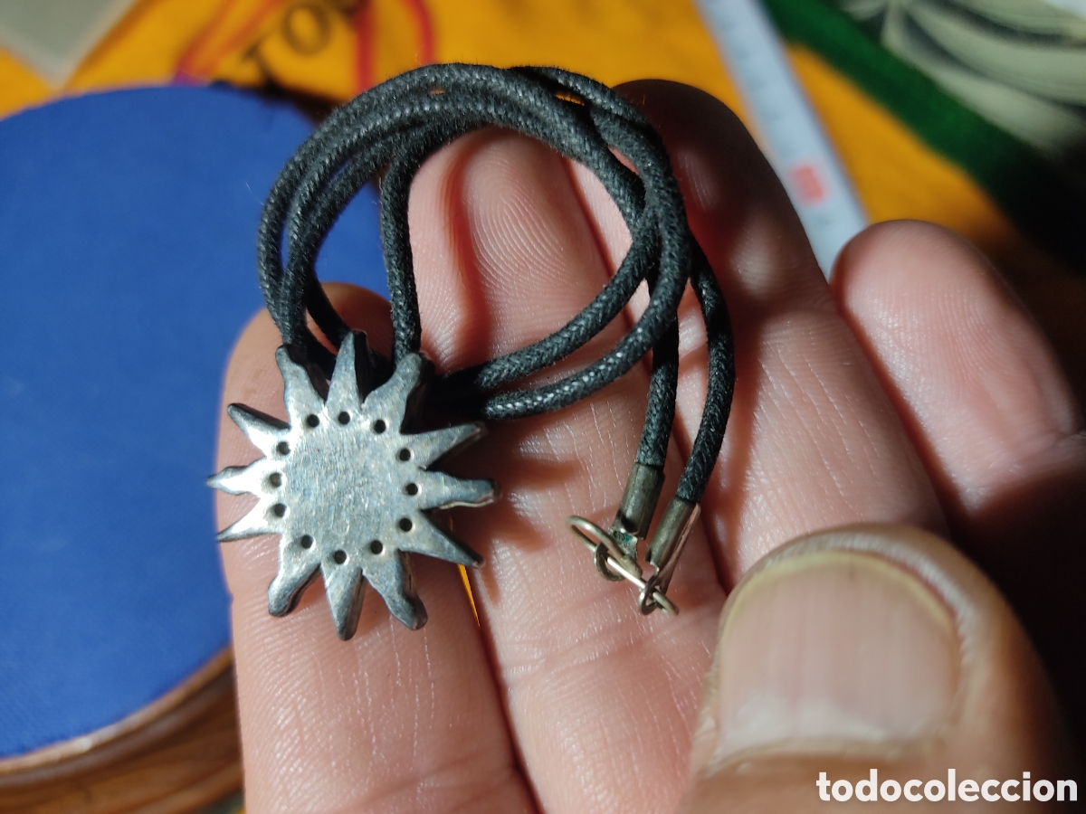 Joyeria: Colgante sol con cord&oacute;n.Vintage - Foto 4