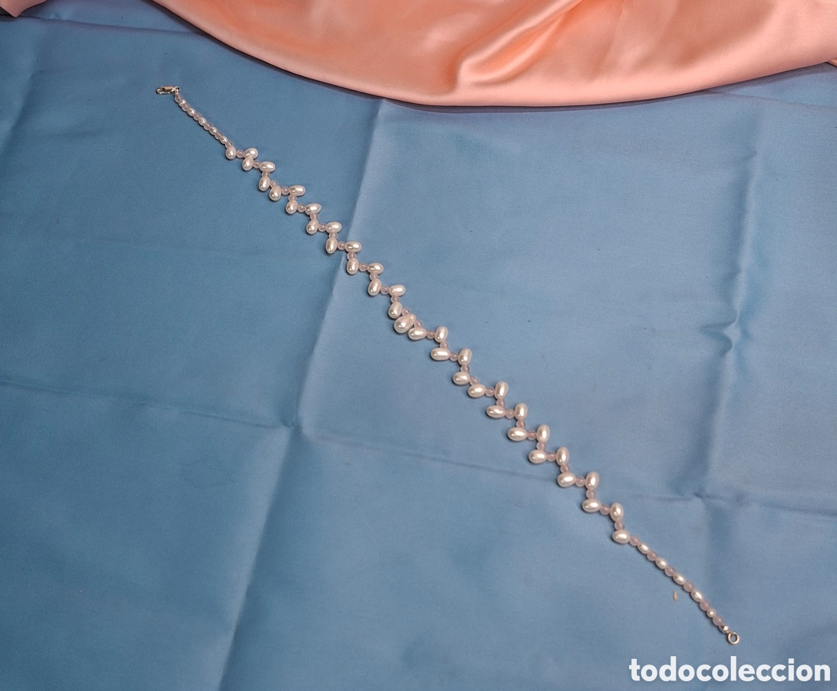 Joyeria: Collar de perlas cultivadas y cuarzo rosa - Foto 4