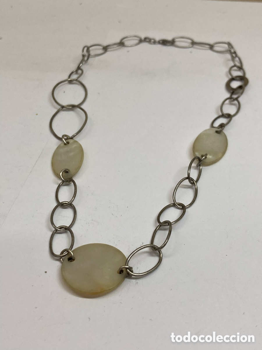 Joyeria: Collar de plata y n&aacute;car CC473 - Foto 1
