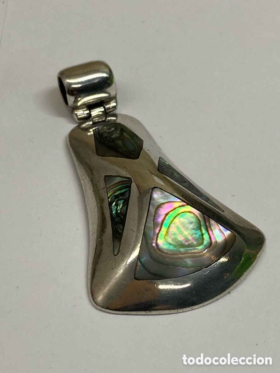 Joyeria: Colgante de plata n&aacute;car C616
