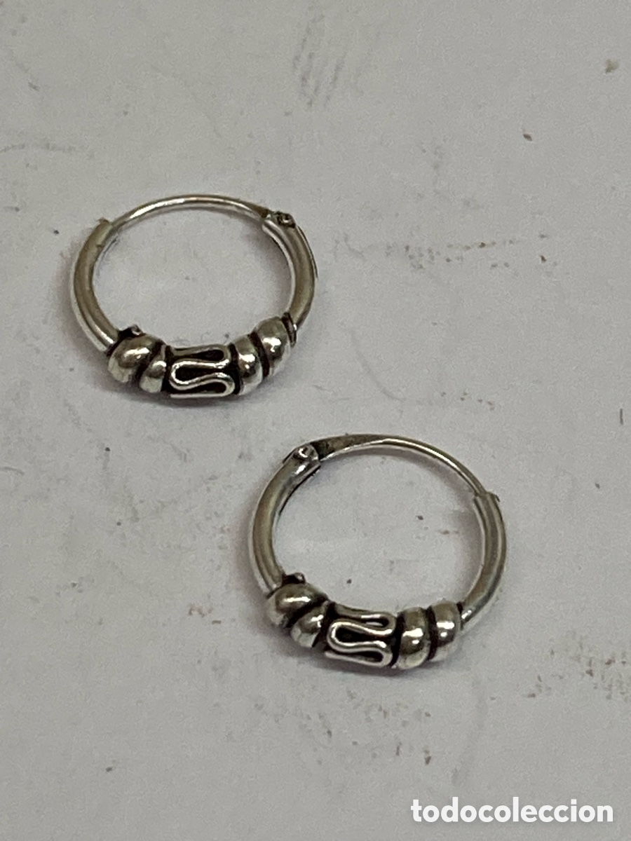 Joyeria: Pendientes de plata P489