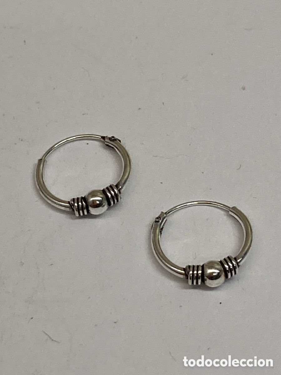 Joyeria: Pendientes de plata P489