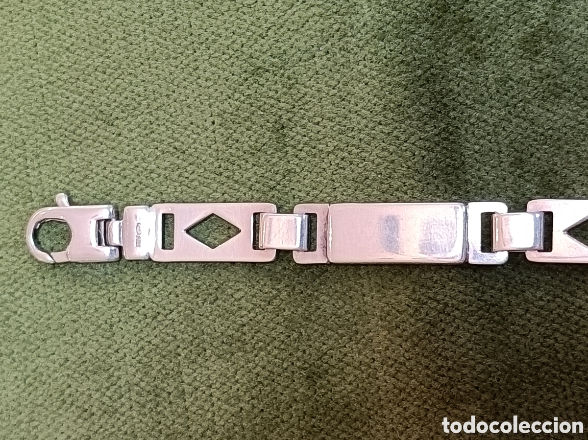 Joyeria: BONITA PULSERA ELABORADA EN PLATA - Foto 4