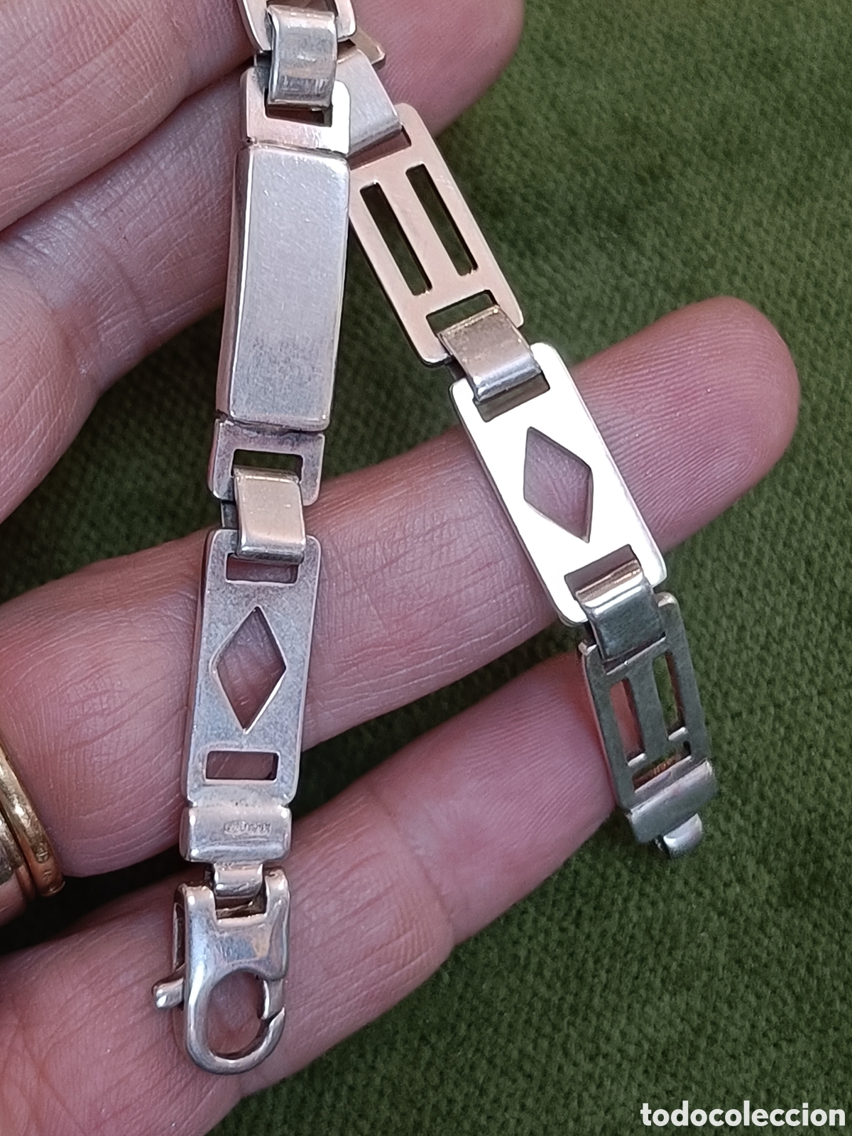 Joyeria: BONITA PULSERA ELABORADA EN PLATA - Foto 8